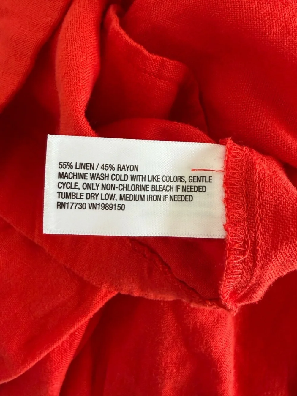 a new day sleeveless red